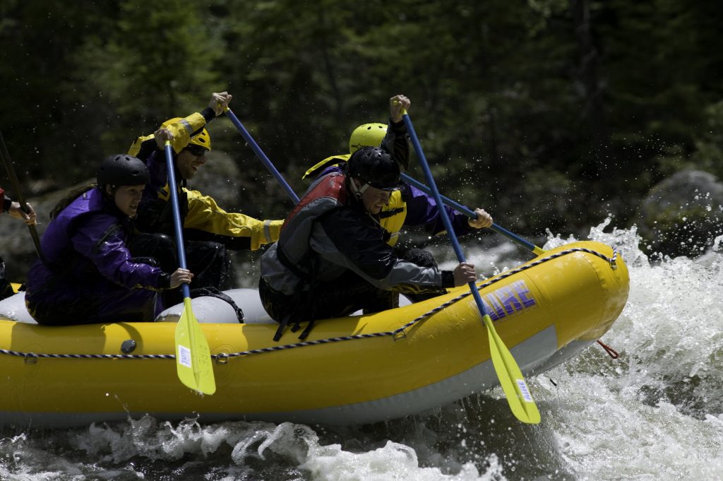 Válvulas de aire para balsas fluviales