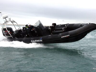 Ribcraft Commerical and Miltary RIB with Leafield Marine Valves and Gas Inflation System for Self righting bag