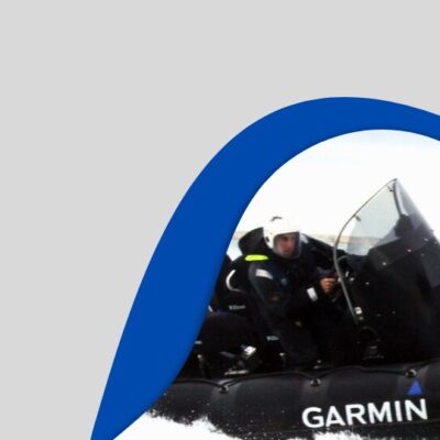 Leafield Marine product applications defense header banner. featuring a military RIB